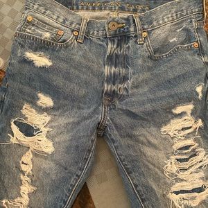 American eagle distressed shorts